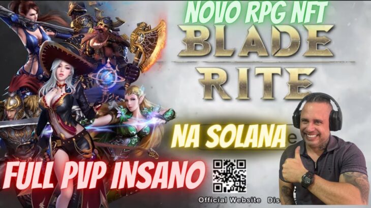 ESSE JOGO É INCRÍVEL! NOVO RPG NFT PVP INSANO NA REDE DA SOLANA – BLADERIDE BATTLE ROYALE