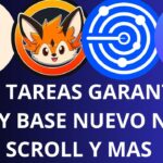 Esto garantiza airdrop en base  y foxy nuevas tareas y nft  en scroll  nuevos proyectos de minado