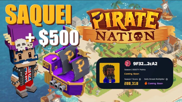 FATURAMOS $$$500 | PIRATE NATION ️️ [ NFT GAMES ] + DICAS Gameplay