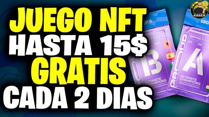 🚀 GANA HASTA 15$ GRATIS CADA 2 DÍAS CON ESTE JUEGO NFT💥 ENTRA YA 💥 TUTORIAL CÓMO GENERAR