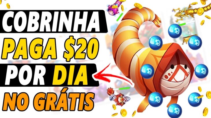 JOGO DA COBRINHA PAGANDO $20 POR DIA! Como GANHAR DINHEIRO no META RIVALS no GRÁTIS