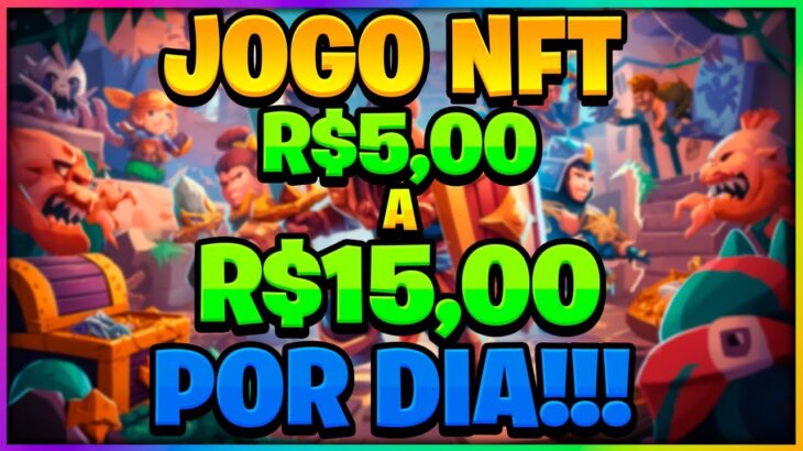 Jogo NFT Gratis Pagando 5 a 15 Reais Por DIA! nft games