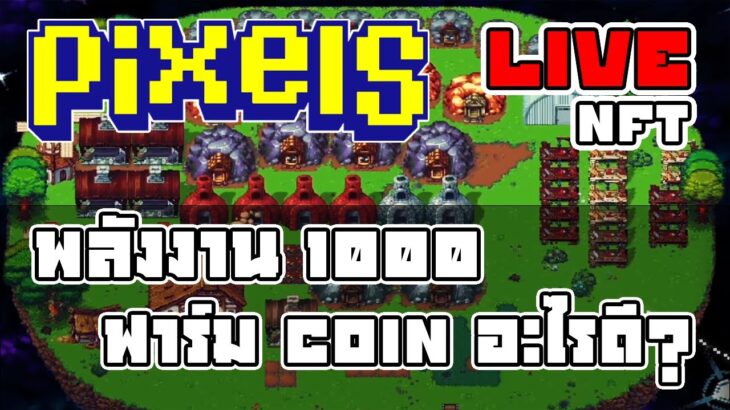 [ LIVE ] Pixels (NFT) มุ่งสู่ 4 บาท จริงๆ ไหม? EP.179