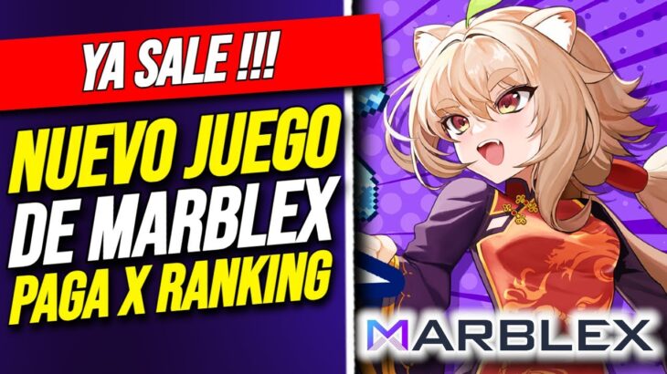 Nuevo JUEGO NFT que PAGARA por RANKING ! Juego WEB3 de MARBLEX : Pocket Girls NFT