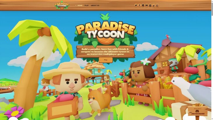 Paradise Tycoon | GAME NFT thể loại nông trại , kiếm token miễn phí chơi cực hay