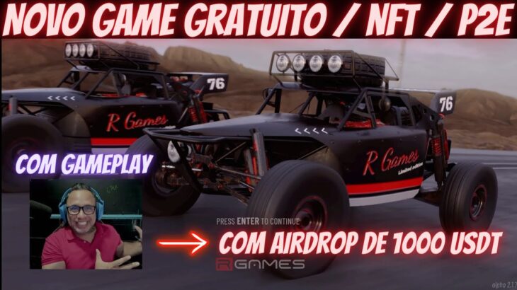 QUE JOGO INCRIVEL NFT E P2E COM AIRDROP DE 1000 USDT – R GAMES