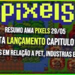 Resumo AMA Pixels NFT 29/05 – Atualizações, updates e data de lançamento !