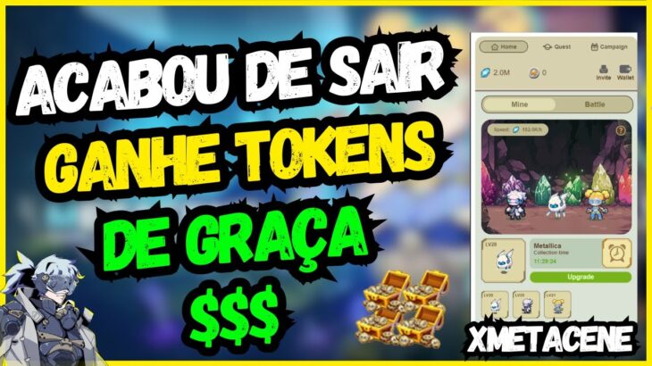 URGENTE! NOVO JOGO NFT PAGANDO TOKENS DE GRAÇA QUE PODE VALER MUITO!  COMO GANHAR COM XMETACENE!