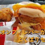 【１型糖尿】今日の昼ご飯の血糖値は？ケンタッキー「オニオンフィレバーガーよくばりセット」【車中飯】【食レポ】