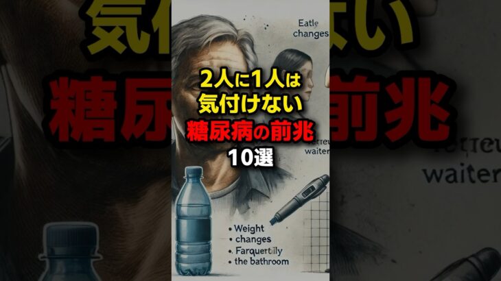 当てはまってない？糖尿病の前兆10選。2人に1人はきづいていません…#健康 #雑学 #生活