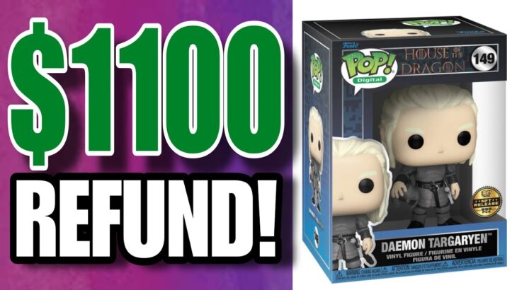 $1100 FUNKO DROPPP NFT REFUND