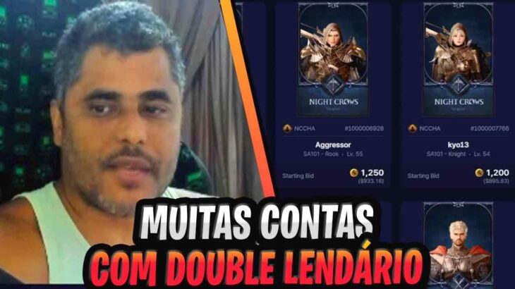 ANALISANDO O NFT: MUITAS ACCs COM DOUBLE LENDAS | CORTES NIGHT CROWS