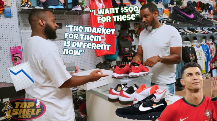 HE WANTED $4,000 FOR HIS NFT NIKE SNEAKERS, ALL HIS JORDAN 1’S FOR A PAIR OF OFF WHITES!-TSKTVEP37P2