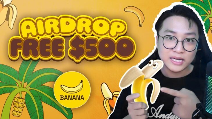 KIẾM $500 với Airdrop NFT Game The Banana Game trên Telegram