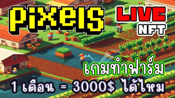 [ LIVE ] Pixel  (NFT) เก็บเวลจริงจังแล้วนะ EP.208