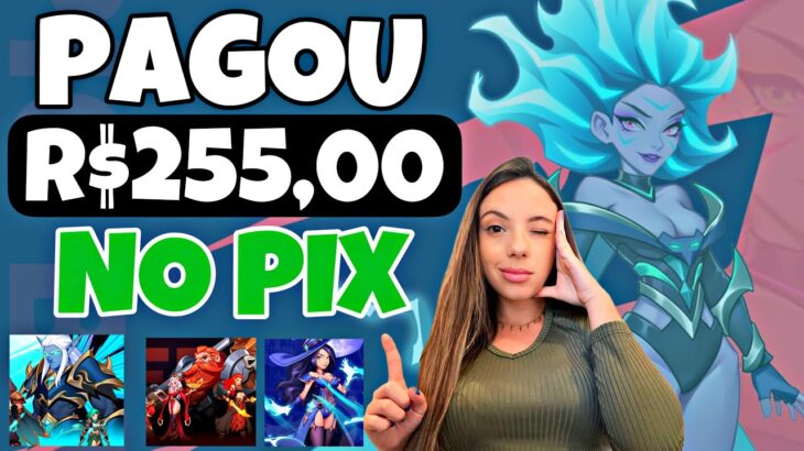 MELHOR JOGO NFT PAGANDO PRA JOGAR NO PIX ✅