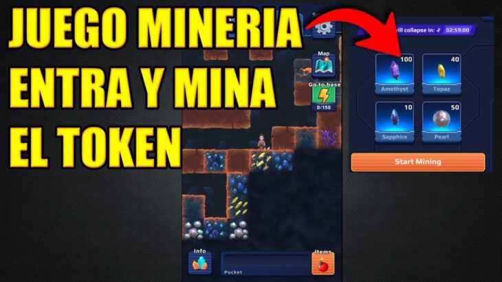 ❗MINA EL TOKEN GRATIS | JUEGO NFT FREE TO PLAY 2024 PAGANDO DEEP ROCK MINING