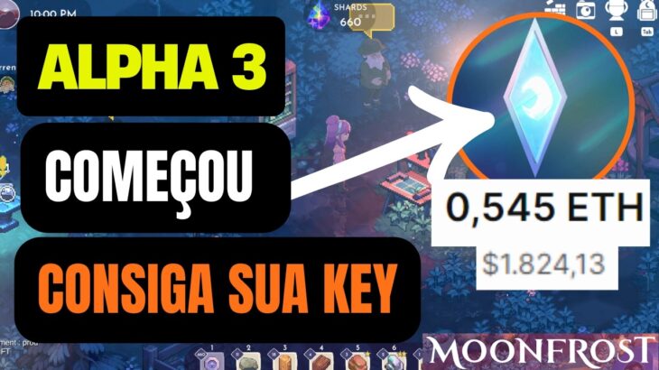 MOONFROST  NFT  VOLTOU COM SEU ALPHA 3 –  NFT VALENDO MAIS DE $1500,00 – CONSIGA SUA KEY