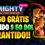 Novo Jogo NFT grátis pagando hoje – Mighty Action Heroes –  Tutorial Completo!!