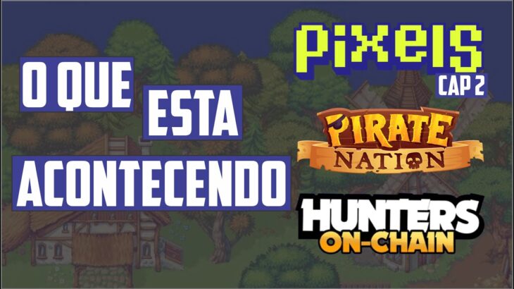 O que está havendo com os jogos NFT ? Hunters On-Chain | Pixels | Pirate Nation