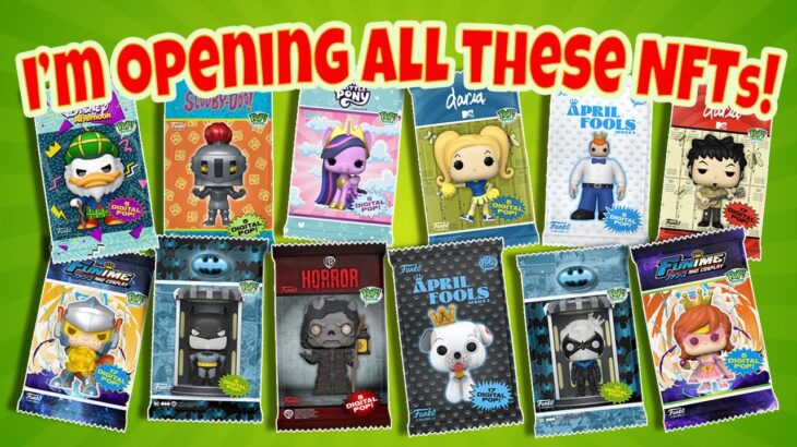 Opening Every Funko Pop NFT Pack! Grails Hit!