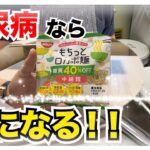 【糖尿病 Type1 食事】糖尿病なら絶対気になる！日清もちっとロカボ麺糖質４０％オフ！！糖尿病の私がおうちごはんとして食べて血糖値検証！！