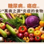 糖尿病，癌症…… 減少”萬病之源”炎症的食物是？