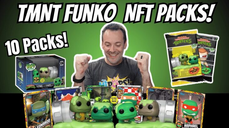 10 Premium Pack Teenage Mutant Ninja Turtles Funko TMNT NFT Unpacking!