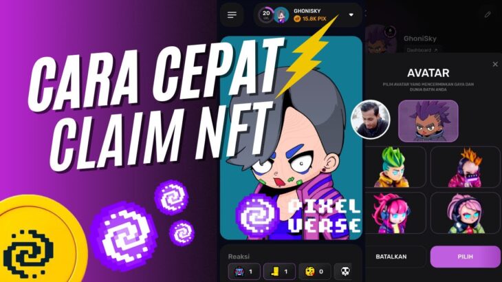 ⚡CARA CEPAT KLAIM NFT PIXELTAP BOT DAN PIXELVERSE DASHBOARD