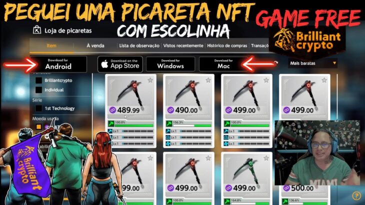 COFIRA AGORA! TUDO SOBRE O MAIOR JOGO DE MINERAÇÃO NFT DO MOMENTO – BRILLIANT CRYPTO NFT