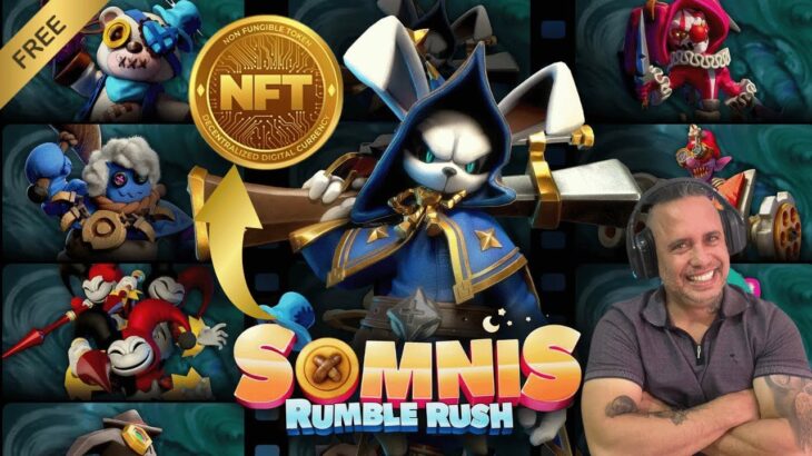 GRATUITO! ESSE NOVO RPG NFT ESTA INCRIVEL! VENHA CONFERIR SOMNIS RUMBLE RUSH ATUALIZOU!