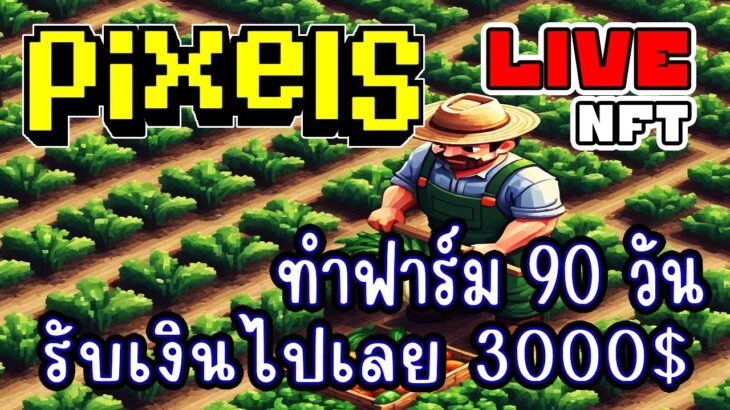 [ LIVE ] Pixel (NFT) เก็บเวลตัวใหม่ รอคนรดน้ำ EP.236