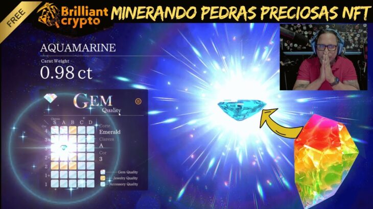 MINEREI VÁRIAS PEDRAS GEMSTONES NFT EM  BRILLIANT CRYPTO + EVENTO PARA VOCES EM CRIPO BRILL CONFIRA!