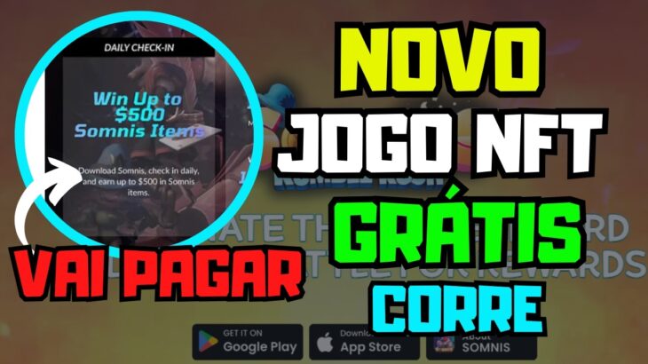 NOVO JOGO NFT SOMNIS RUMBLE RUSH   GANHE DINHEIRO NESSE EVENTO QUE CHEGOU HOJE – GRÁTIS