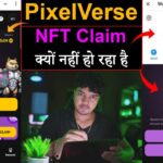 PixelVerse NFT Claim क्यों नहीं हो रहा है 🃏| Pixel Tap NFT Gas Fee | PixelVerse Something Went Wrong