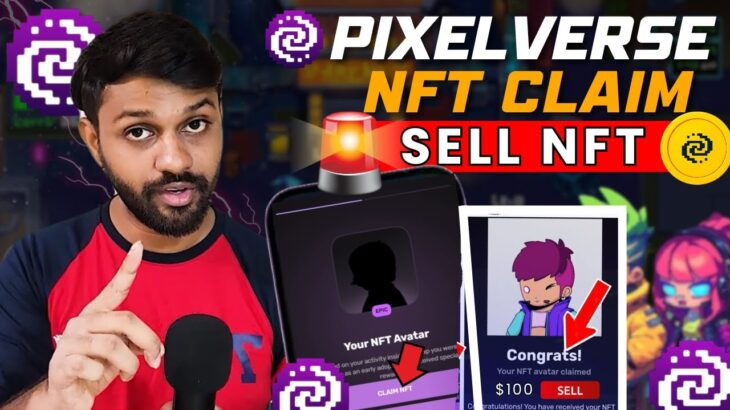 😱 Pixelverse Airdrop NFT Claim Process – How to SELL NFT On Marketplace | Complete Guide 💰