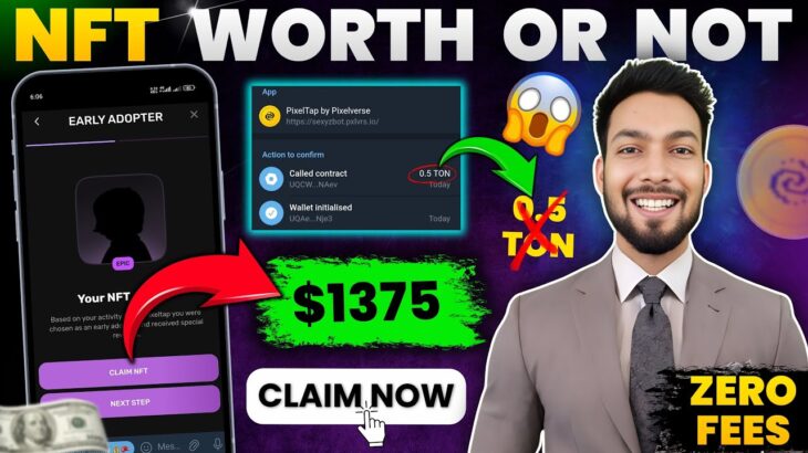 Pixelverse NFT claim kre ya nahi | Chance to win 10000$ in airdrop