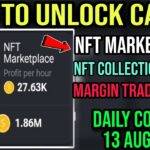 UNLOCK NFT MARKETPLACE CARD BUY PROBLEM HAMSTER KOMBAT DAILY COMBO TODAY NFT COLLECTION LAUNCH LVL 5