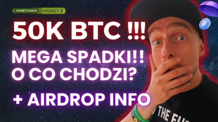 UPDATE Rynku CRYPTO 😲 Skąd te spadki? AirDrop INFO ✅ NFT + Scroll + Dune airdrop 💸