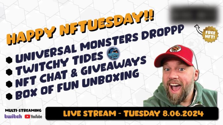 Universal Monsters Funko NFT Drop + Box of Fun unboxing, Twitchy Tides and more!