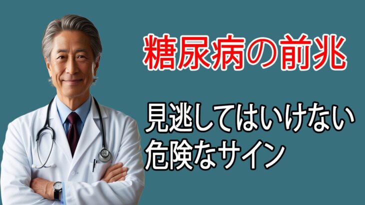 恐ろしい糖尿病！絶対に見逃してはいけない危険なサインとは？   | 健康チャンネル