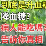 絲瓜到底是升血糖還是降血糖？糖尿病人能吃嗎？醫生告訴你真相