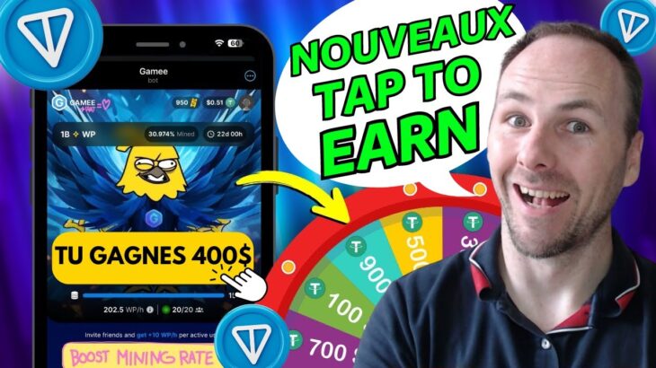 2 NOUVEAUX TAP TO EARN GRATUIT + FREE MINT GAMING & ACTU NFT