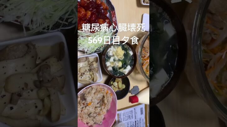 赤いドレス着た手作りエビチリシャルロッテ定食食べた糖尿病569日目夕食 #糖尿病の品格 #糖質制限 #糖尿病食事 #食事記録 #vlog #日常 #エビチリ #シャルロッテ #辛い #glp1