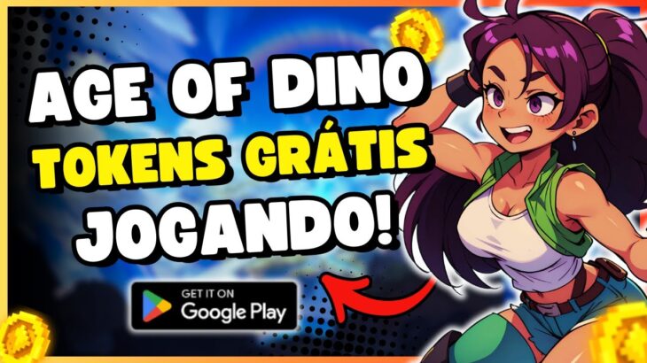 AGE OF DINO –  Lançamento Oficial Jogo nft TOKENS GRÁTIS com 8 Milhões Investimento #xteiro