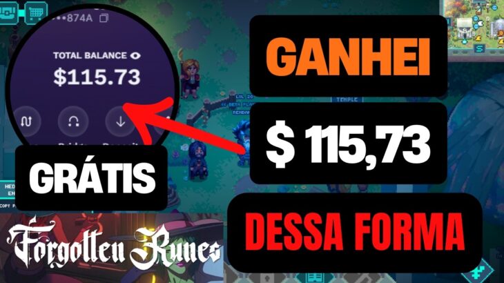 FORGOTTEN RUNES NFT  GANHEI $116,00 DOLARES ! 2 FORMAS PARA VOCÊ GANHAR DINHEIRO NO JOGO !