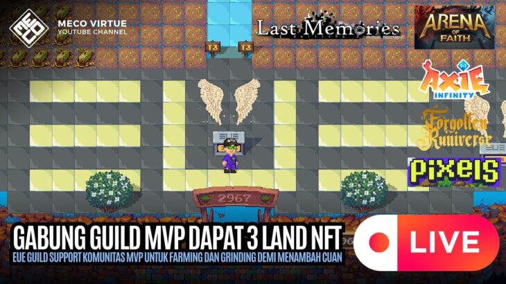 🔴 Gabung Guild MVP Dapat Akses ke 3 Land NFT – MECO LIVE #132