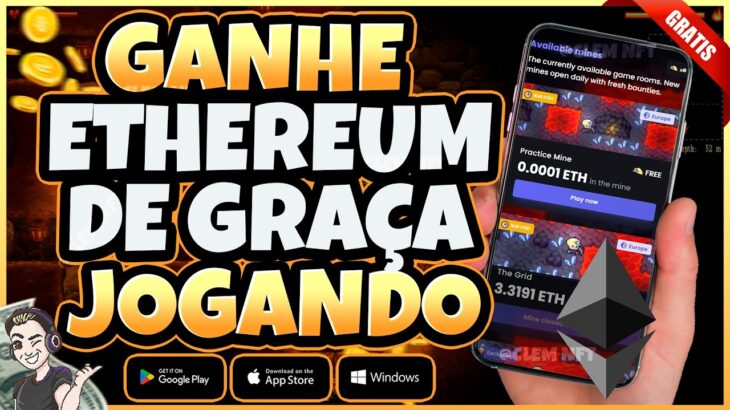 JOGO NFT DE MINERAÇÃO QUE PAGA RÁPIDO: Crack and Stack com Saque Automático Pagando em ETH