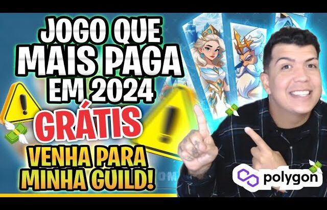 Jogo NFT Pagando TODO DIA! Virei LÍDER de Guilda no Epic Ballad