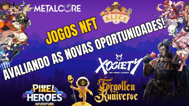 Jogos NFT – Pixel Heroes, Castile, My Neighbor Alice, Moonfrost e muito mais!